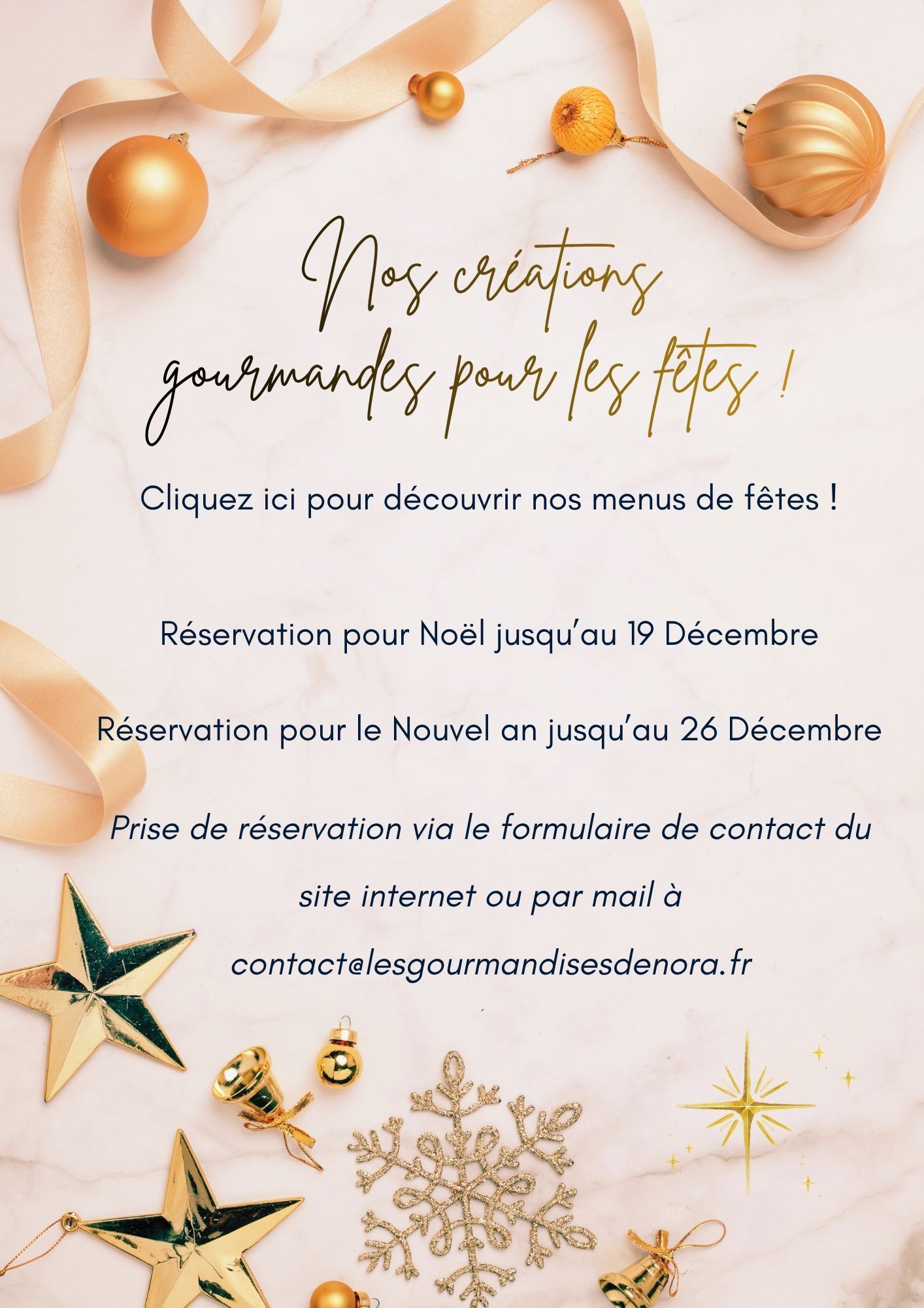 Menu de Noël